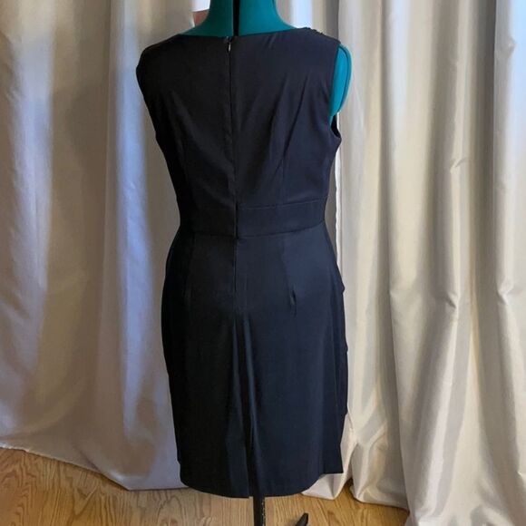 Black sleeveless dress with jeweled neckline in size 10 by CONNECTED APPAREL - Picture 8 of 12